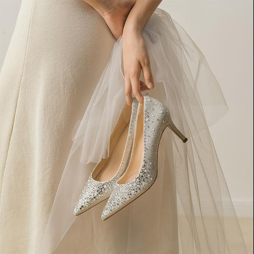 7or9黑标系列-空气棉高跟鞋鸢尾星云 商品图9