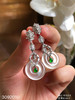 玻璃种平安扣耳坠    86999【3092010】 商品缩略图2