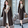 秋冬2023羊毛呢子外套女中长款双色高端气质修身双面尼羊绒大衣 商品缩略图1