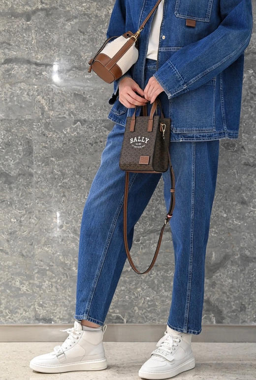 巴li女士牛仔长裤 微拉绒秋冬牛仔面料天花板 商品图2