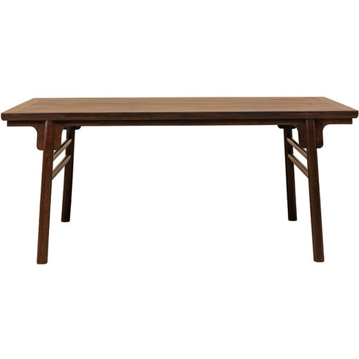 清 红木夹头榫刀牙板大画案 商品图5