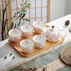 【&蓝】和蓝杯壶组（樱花系列）