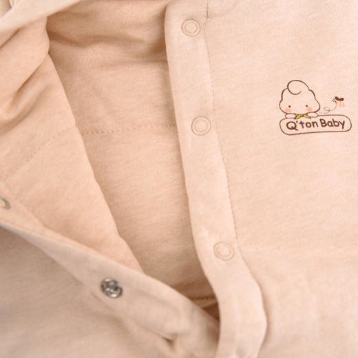 棉果果秋冬季新疆彩棉男童女童夹棉对开T恤M401141819611 商品图1