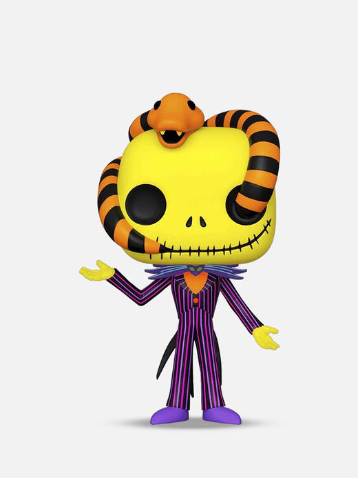 Funko POP DisneyJack动画 迪士尼圣诞夜惊魂骷髅杰克与蛇荧光限定款手办 64964 商品图3