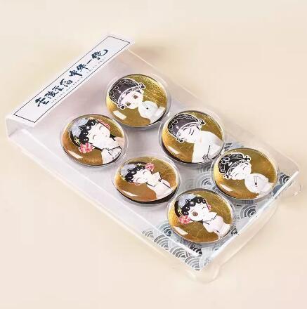 金陵金箔  文化创意冰箱贴  才子佳人  祥瑞神兽 商品图2