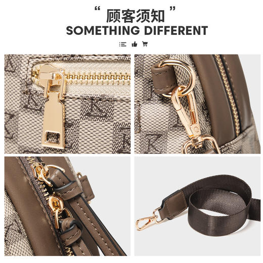 Safiya/索菲娅2023新款时尚旅游印花双肩包小熊感女式手拿包包SF900357Y 商品图1