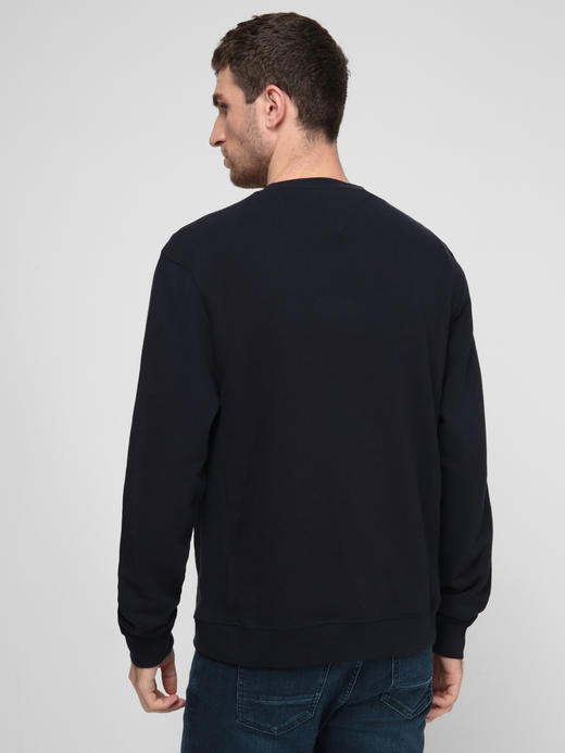 秋季新款 男士休闲时尚 精致家族徽章刺绣图案 圆领套头卫衣 T-1209 商品图4