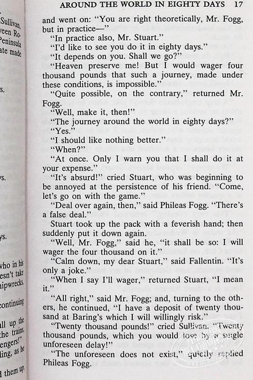 【中商原版】环游世界80天 英文原版 Signet Classics Around the World in Eighty Days Jules Verne 儒勒 凡尔纳 商品图5