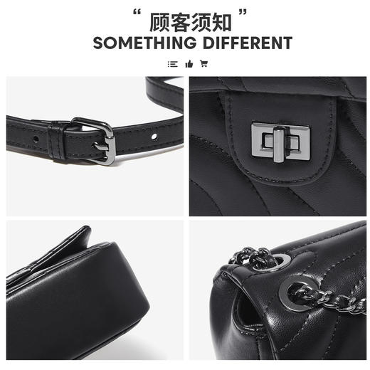 Safiya/索菲娅女2023新款手机小方包单肩包女士斜挎包SF9135034Y 商品图8