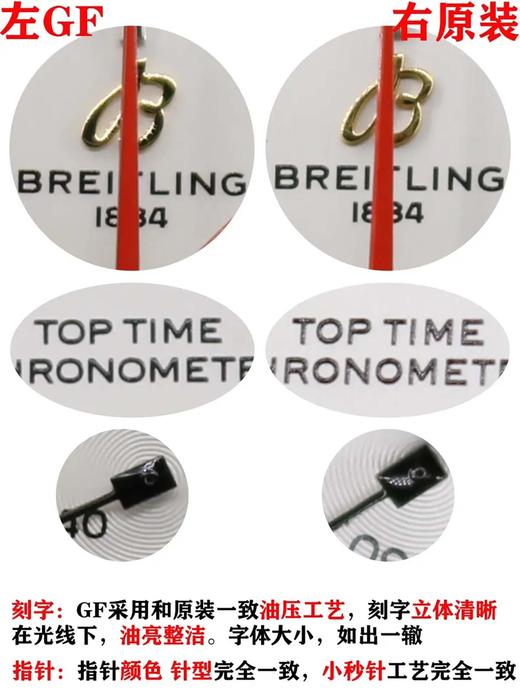 GF厂百年灵TopTime系列佐罗盘复刻手表一比一手表n厂c厂zf厂noon厂clean厂vs厂测评 商品图6