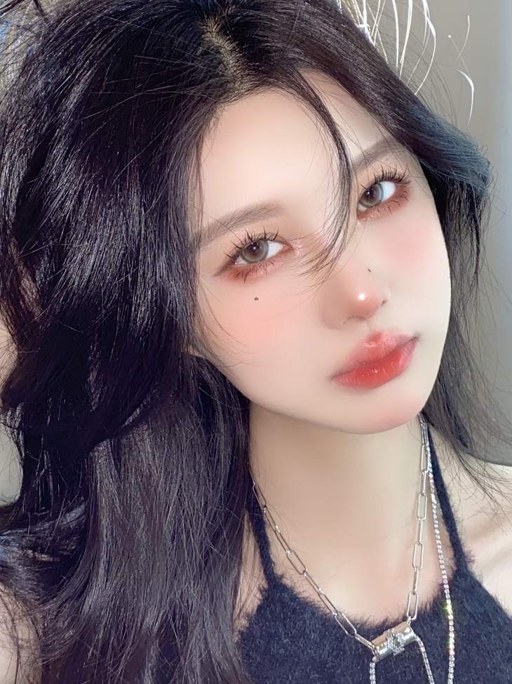 FLOWERCOLOR 年抛隐形眼镜 狗狗眼灰 14.2mm 1副/2片 左右度数可不同-VVCON美瞳商城33