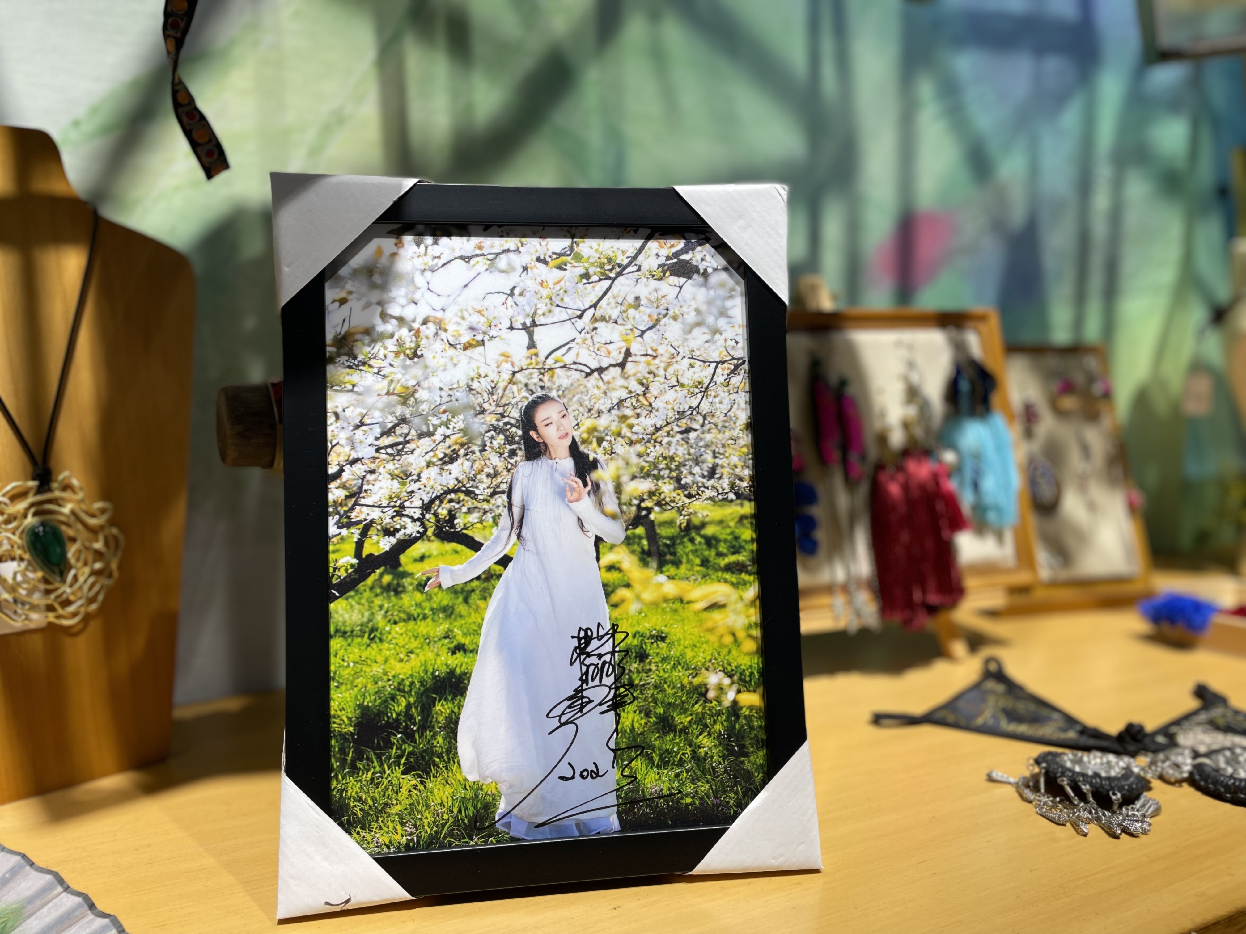 杨丽萍老师舞剧海报艺术画框 /亲笔签名少量库存