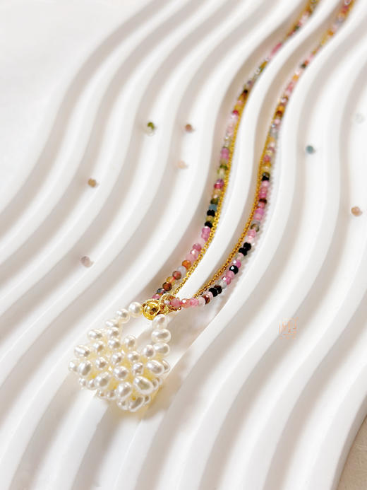 “包治百病”珍珠彩宝多用项链 商品图9