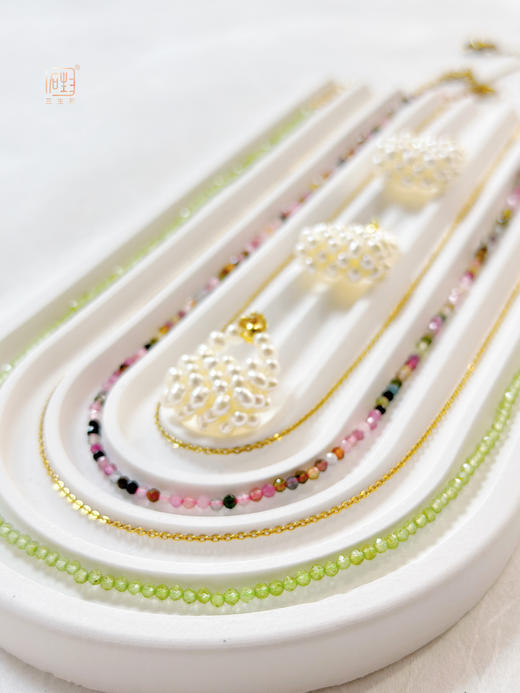 “包治百病”珍珠彩宝多用项链 商品图0