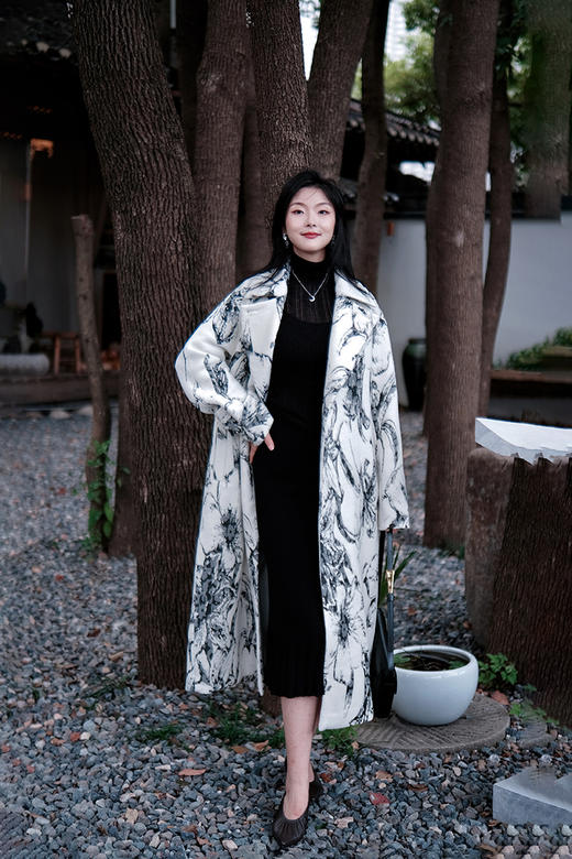 花花团篙端定制意大利进口小羊皮猫跟鞋/皮鞋/奶奶鞋“袜子鞋”JI致绵软细腻舒服脚感，意大利手作质朴篙级感，篙级铅笔灰/美拉德棕色（少量现货，预售12双起订） 商品图7