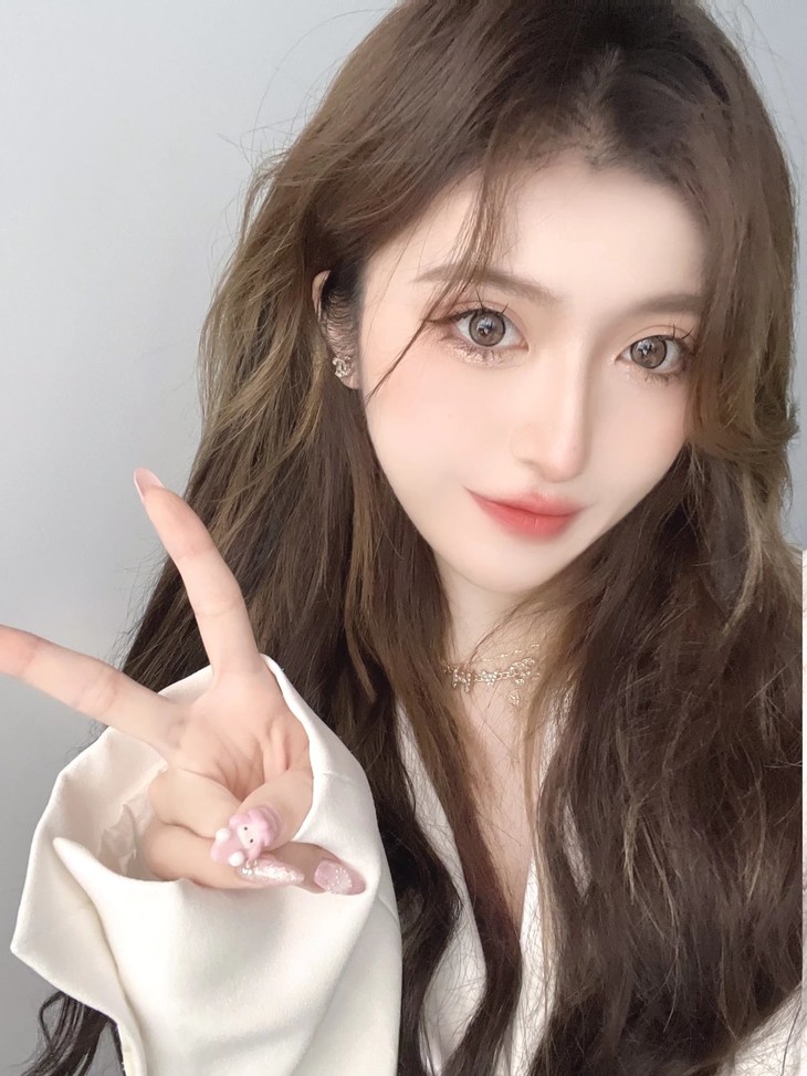 FLOWERCOLOR 年抛隐形眼镜 牛乳亚麻 14.5mm 1副/2片 左右度数可不同 - VVCON美瞳商城