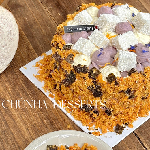 芋泥肉松爆浆蛋糕 商品图0