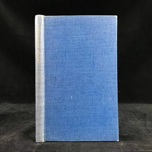 埃里克·吉尔与大卫·琼斯签名限量本！1927年 基督教与艺术 1幅插图 漆布精装32开 商品图0