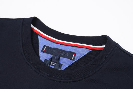 秋季新款 男士休闲时尚 精致刺绣旗标 圆领套头卫衣 T-1210 商品图8