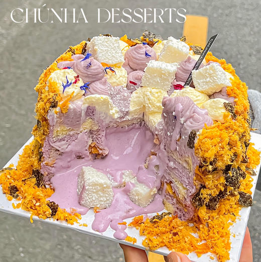 芋泥肉松爆浆蛋糕 商品图5