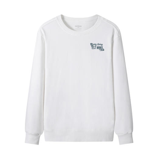 自由基地2023秋冬越野机车新款圆领套头卫衣毛圈款打底衫潮人卫衣 NMT-2070 商品图5