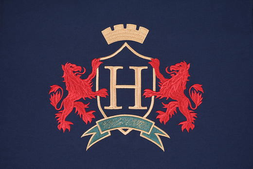 秋季新款 男士休闲时尚 精致家族徽章刺绣图案 圆领套头卫衣 T-1209 商品图12