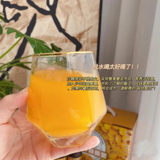 热卖【有机沙棘原浆】口感浓稠，果香浓郁 ，98%鲜果含量+2%结晶果糖调味 比一般沙棘原浆风味更好哦！ 商品图1