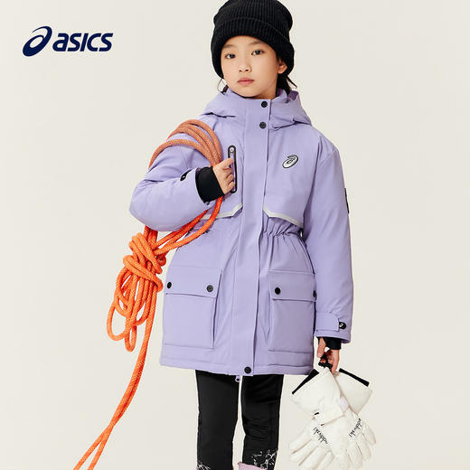 ASICS/亚瑟士童装2023年秋冬男女儿童宽松保暖三防梭织羽绒服 商品图0