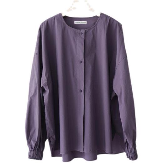 裁缝学苑AX127 宽松落肩圆领衬衫纸样女装衬衣上衣裁剪做衣服样板 商品图5