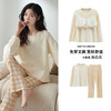 【自带胸垫，温暖宽松】G级大码，时尚不拘束；春秋季长袖长裤，陪你度过每个季节；简约外穿家居服套装，展现网红风。 商品缩略图8