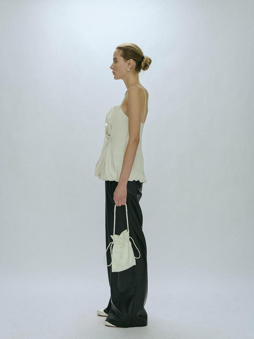 Viktoria Chan｜AW23110 Luna pearl pouch [ 白 / 黑 ] 商品图7