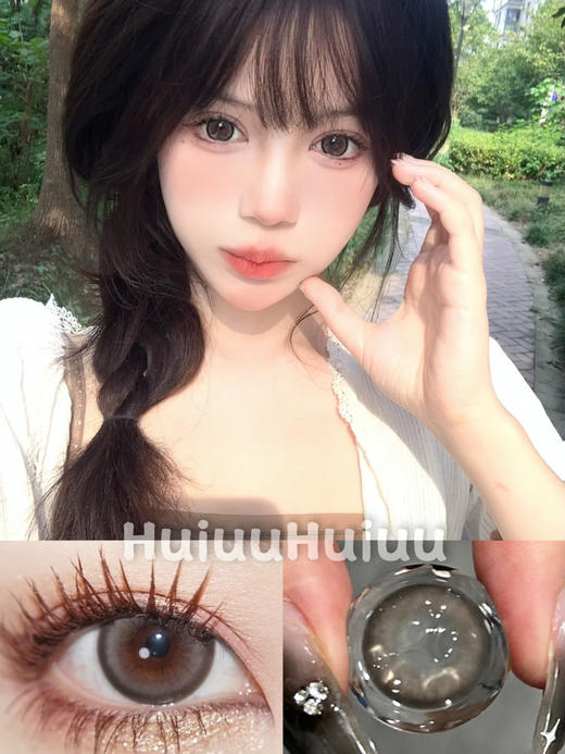 【大直径】Ealla girl- 栗羊驼-14.5mm【年抛 度数0-800度 无525/575】 商品图0