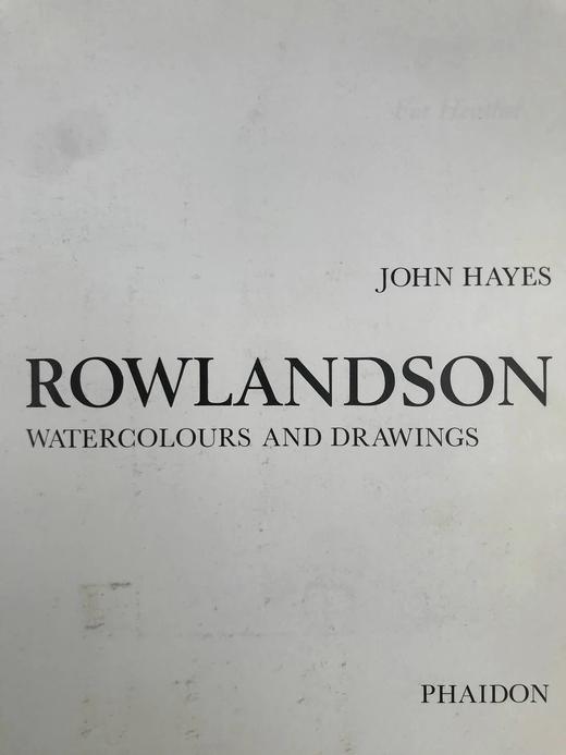 托马斯·罗兰森水彩画与草稿图集 209幅插图（16幅彩色） 精装16开 商品图3