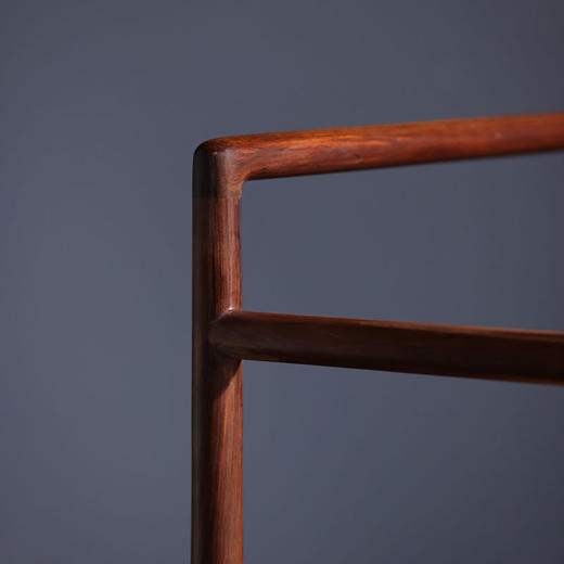 大红酸枝罗锅枨矮老软屉禅椅红木家具（运费到付） 商品图3