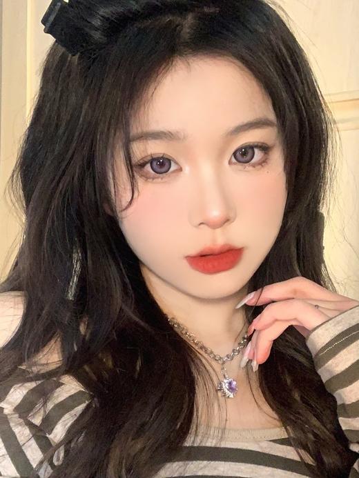 正品年抛 Dreamcon c girl系列芋紫大啵啵美瞳 直径14.5着色直径13.8  韩国产 商品图9