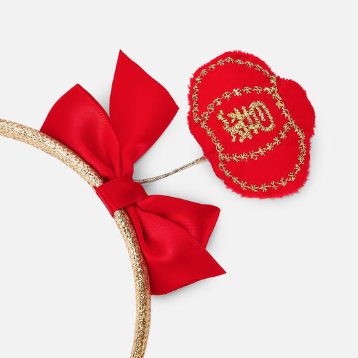 巴拉巴拉女童发饰新年发箍国风头箍可爱甜美网红头饰百搭汉服喜庆 商品图3