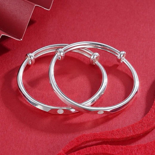 子佩集S999银【福气绵绵】童镯【YHSZ116】2310 商品图3