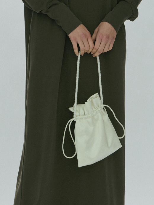 Viktoria Chan｜AW23110 Luna pearl pouch [ 白 / 黑 ] 商品图1