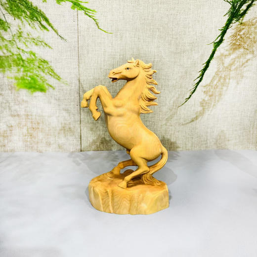 立马成功°黄杨木摆件11*18*6cm 商品图0