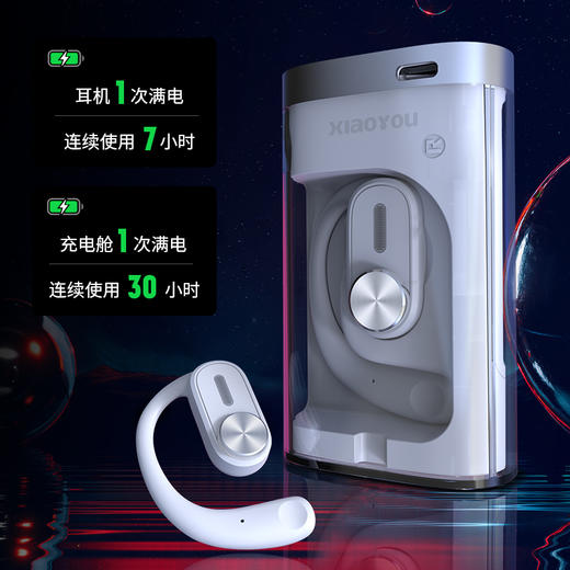 小幽不入耳开放式智能运动无线蓝牙耳机 挂耳式续航防水Z6 商品图5