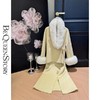 BeQueenStory【枕香如玉】新中式刺绣纤细澳毛拼接狐狸毛毛呢套装 商品缩略图4