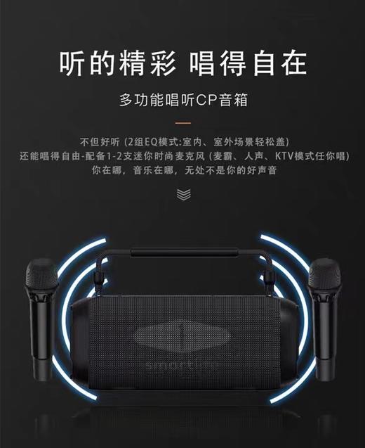 DOMIGO生活一号K歌蓝牙音响Z3+两支话筒 商品图2
