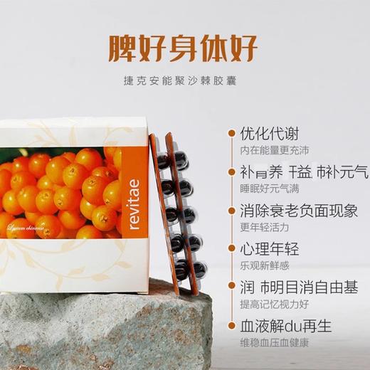 一切从养脾胃开始！捷克安能聚沙棘胶囊90粒 帮助脾胃消化力 专攻中焦不通 商品图4