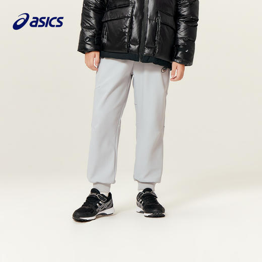 ASICS/亚瑟士童装2023年秋新款冬男女儿童宽松锁温保暖针织长裤 商品图0