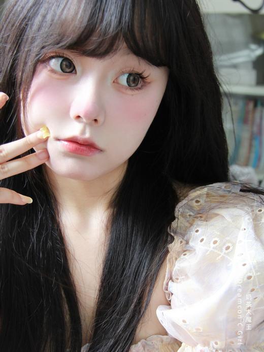 正品年抛 Dreamcon c girl系列奶茶大魔王美瞳 直径14.5着色直径13.8  韩国产 商品图5