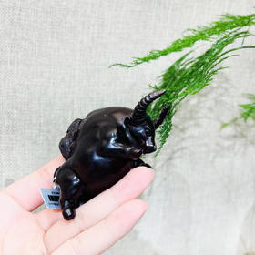 鼠你最牛°手把件/小叶紫檀小摆件