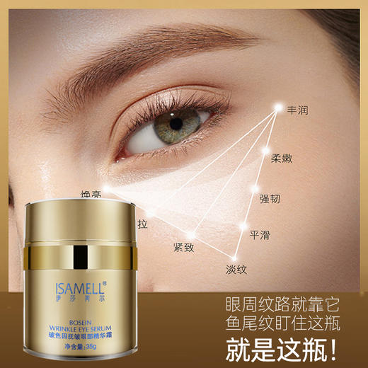 玻色因抚皱眼部精华霜3瓶 有效对抗皱纹 不老女神每年囤 囤货装 商品图3