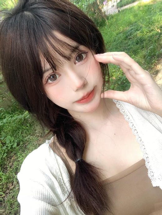 【大直径】Ealla girl- 栗羊驼-14.5mm【年抛 度数0-800度 无525/575】 商品图1