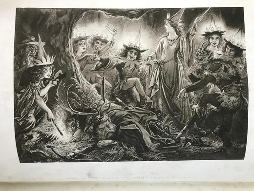 据第一对开本重新珂罗版印刷！约1880年 莎士比亚全集（全3卷） 派顿爵士精美版画插图 全真皮精装 商品图6