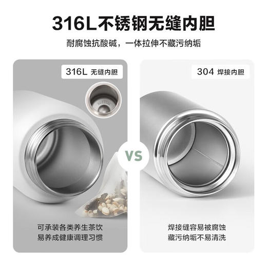 【小家电】北鼎弹盖迷你保温杯CD1010HF 商品图3